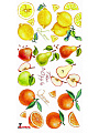 Наклейки глянцевые декоративные "Фрукты", 96х50см Наклейки глянцевые декоративные "Фрукты", 96х50см фото